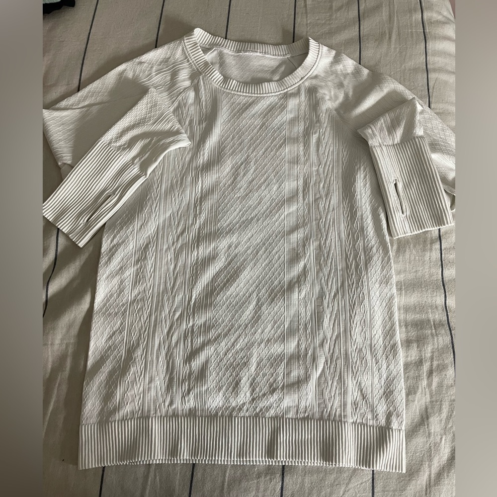 White Lululemon Top
